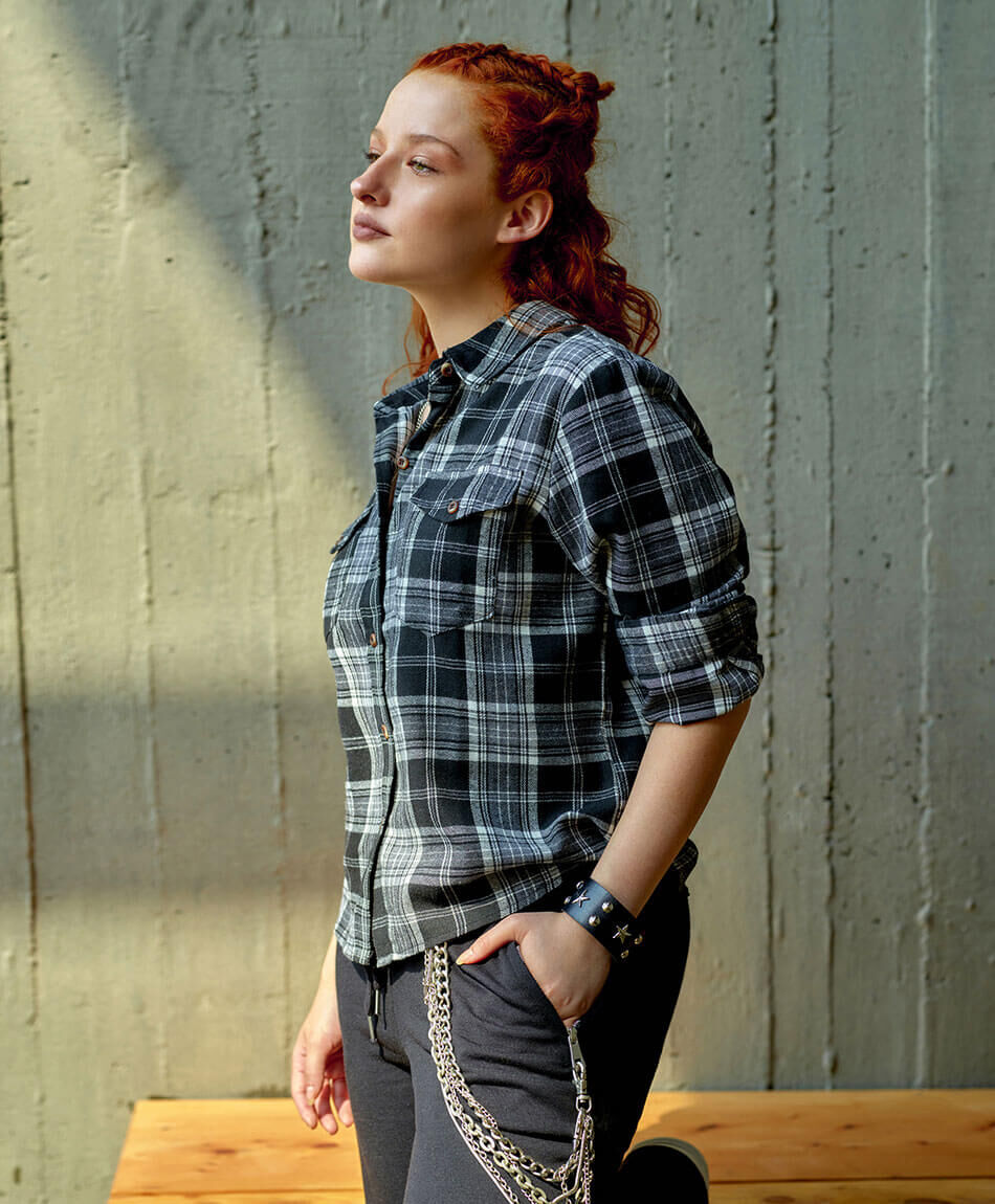 Blusa mujer escocesa