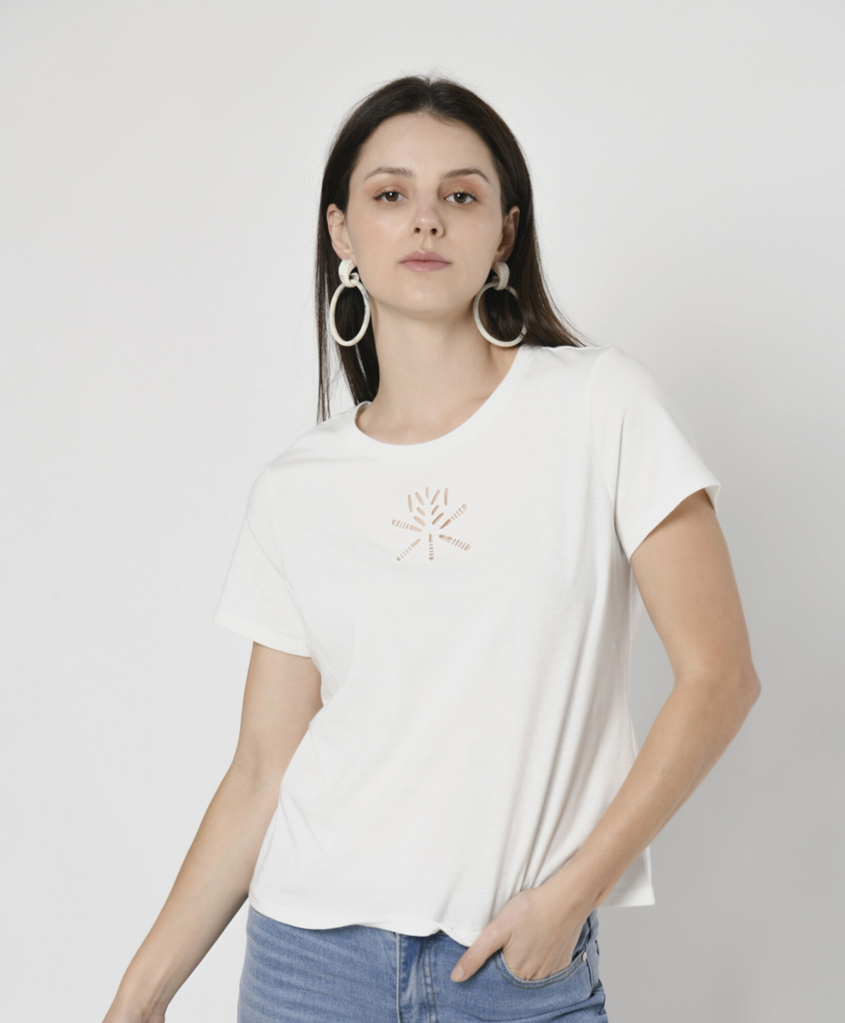 Polera mujer libélula calada Polera mujer libélula calada