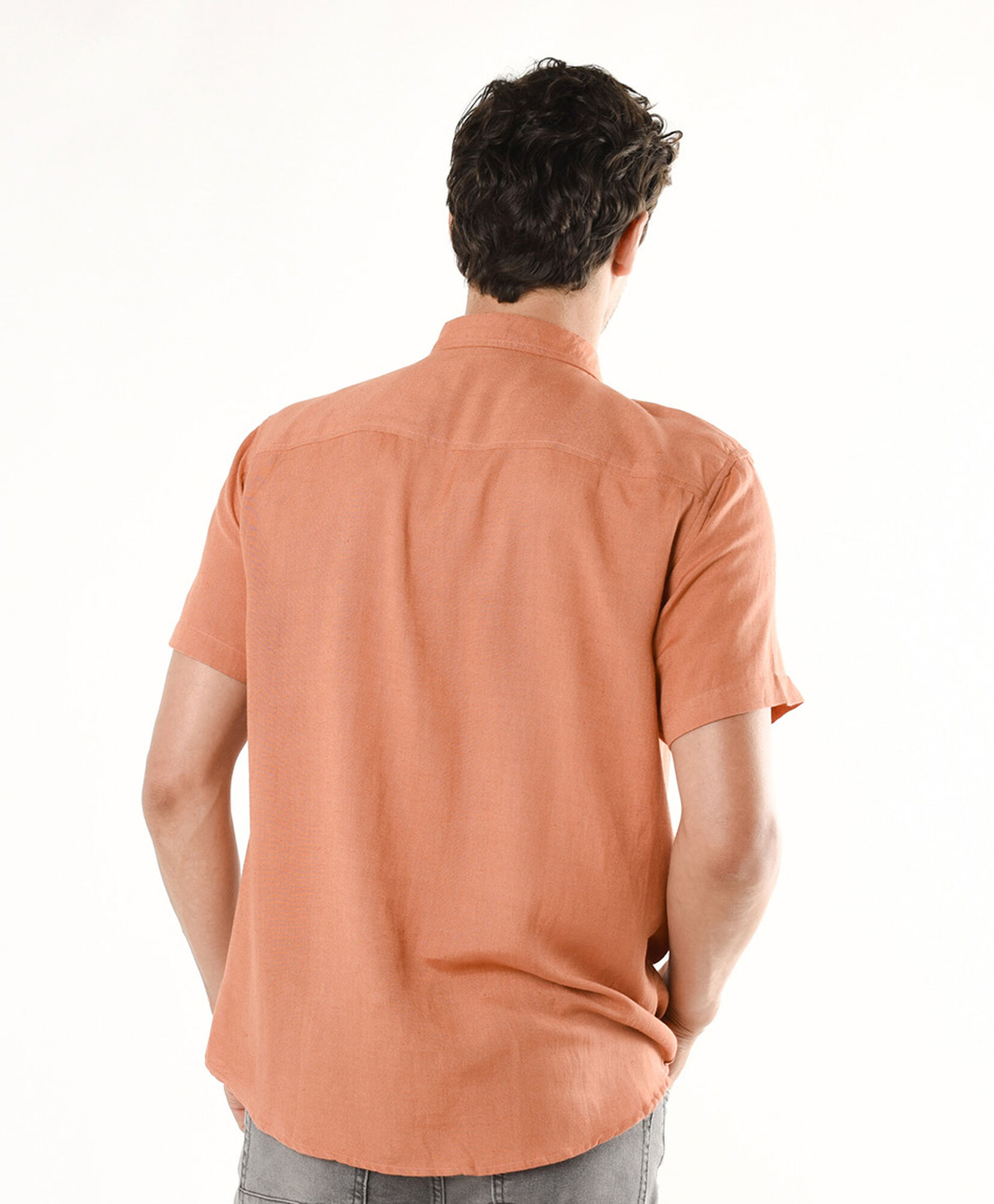 Camisa hombre lisa manga corta Camisa hombre lisa manga corta