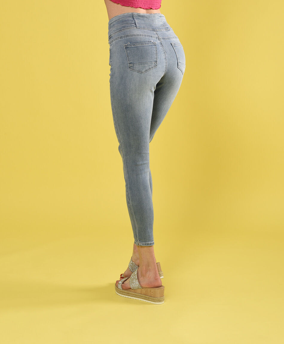 Jeans pretina alta