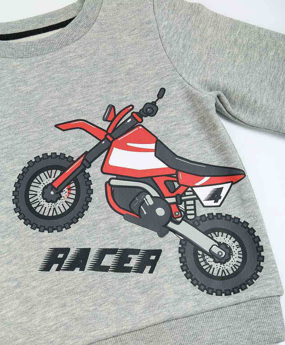 Buzo beb&eacute; estamapado moto cross