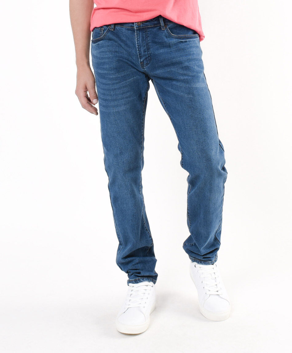 Jeans hombre azul super skinny fit