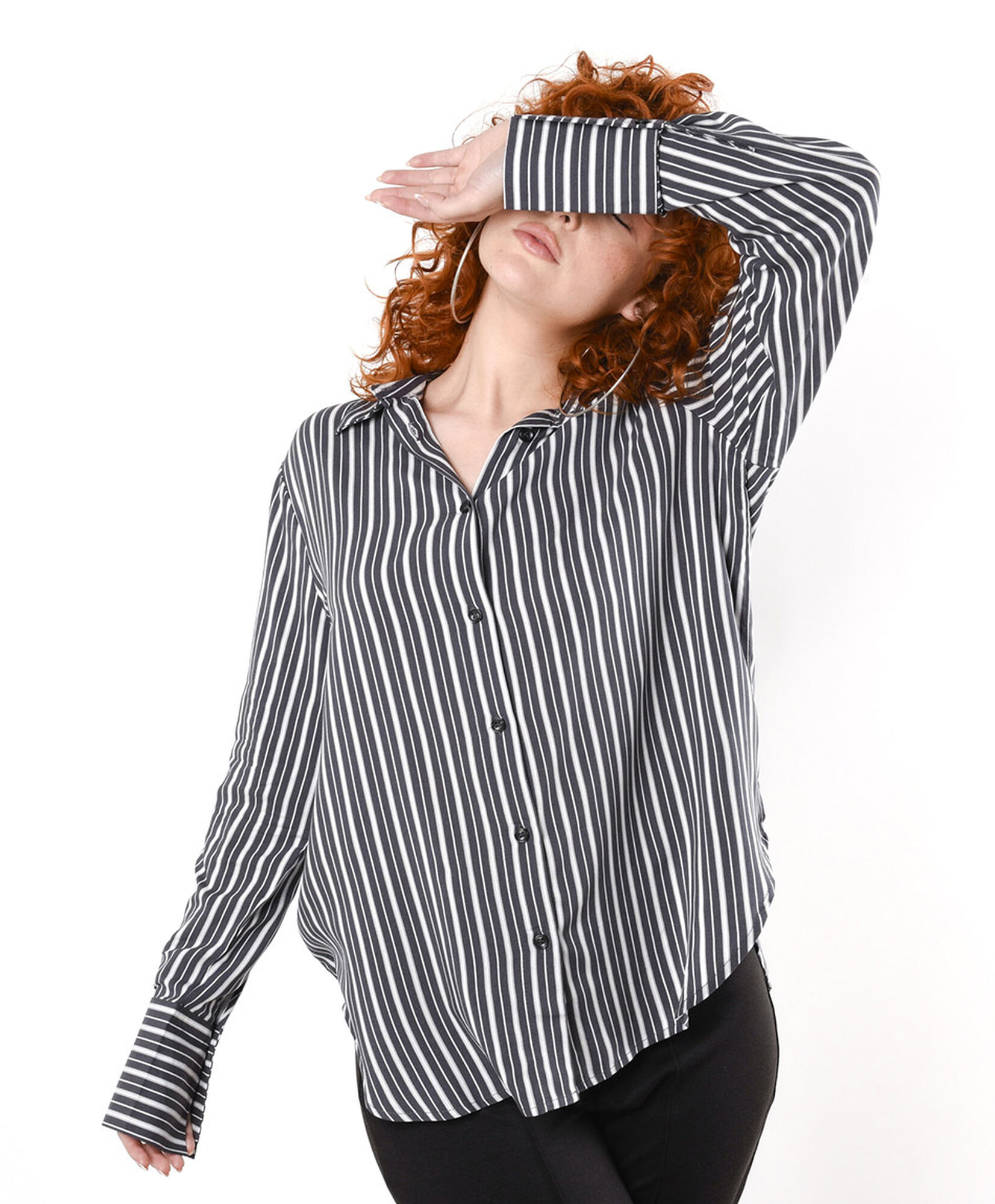 Blusa mujer líneas bicolor Blusa mujer líneas bicolor
