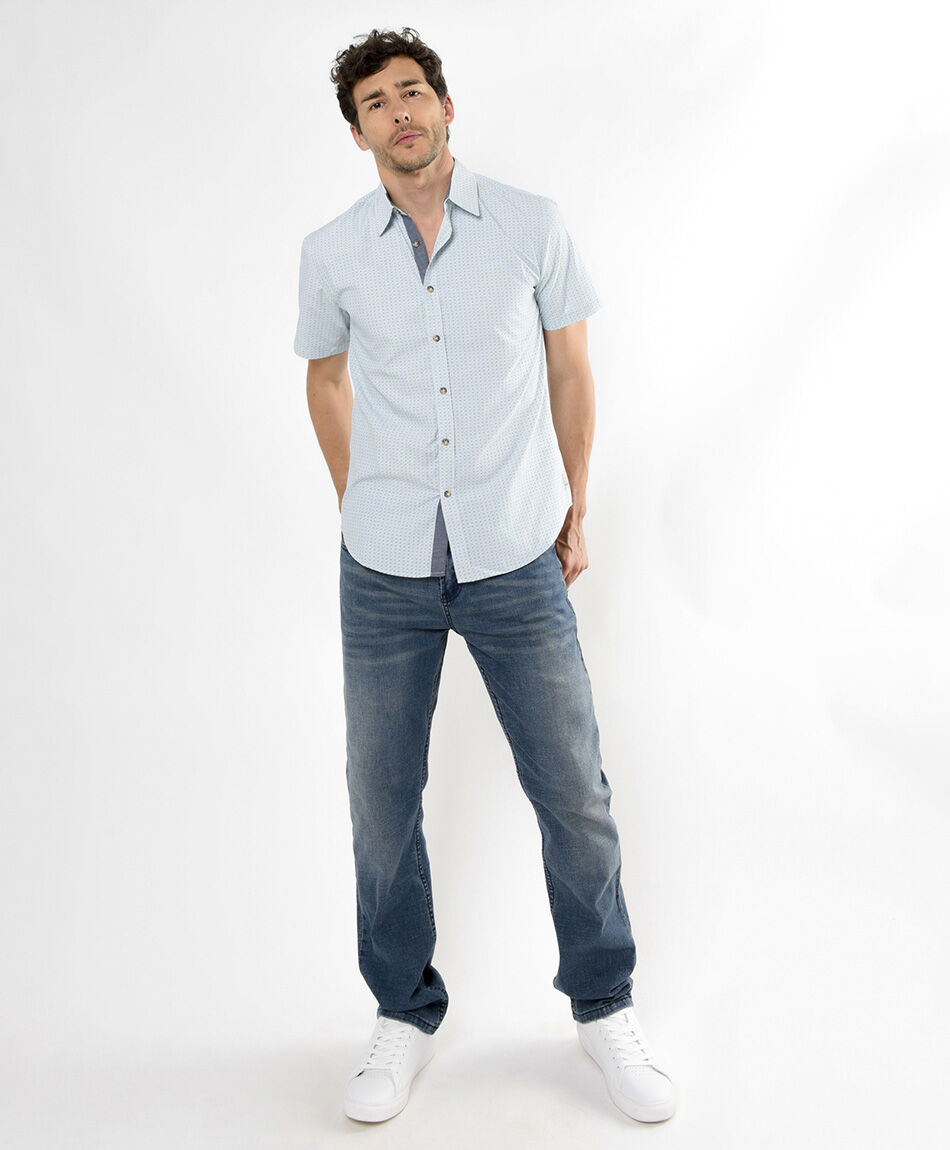 Camisa hombre c&iacute;rculos