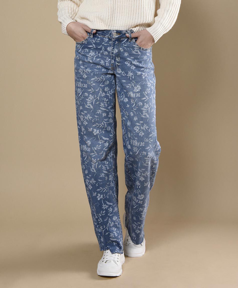 Jeans tiro alto