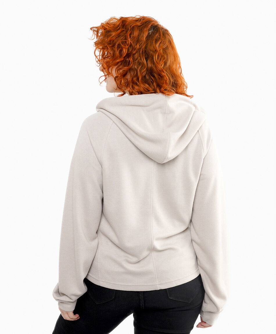 Poler&oacute;n mujer liso grey