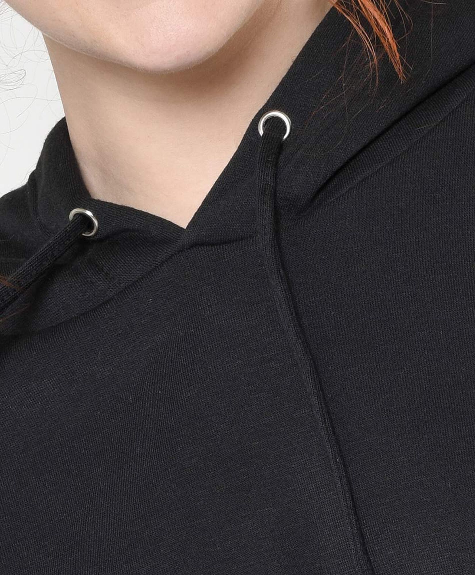Polerón deportivo mujer liso oversize Polerón deportivo mujer liso oversize