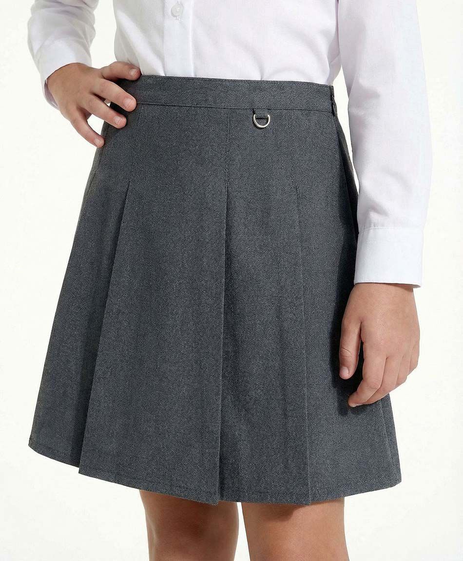 Falda escolar gris