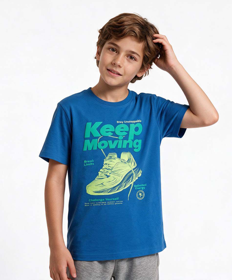 Polera ni&ntilde;o keep moving
