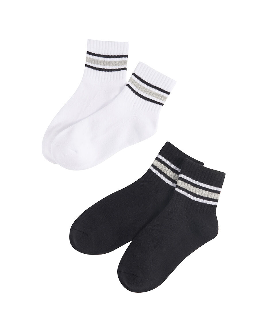 Pack 2 calcetines hombre l&iacute;neas