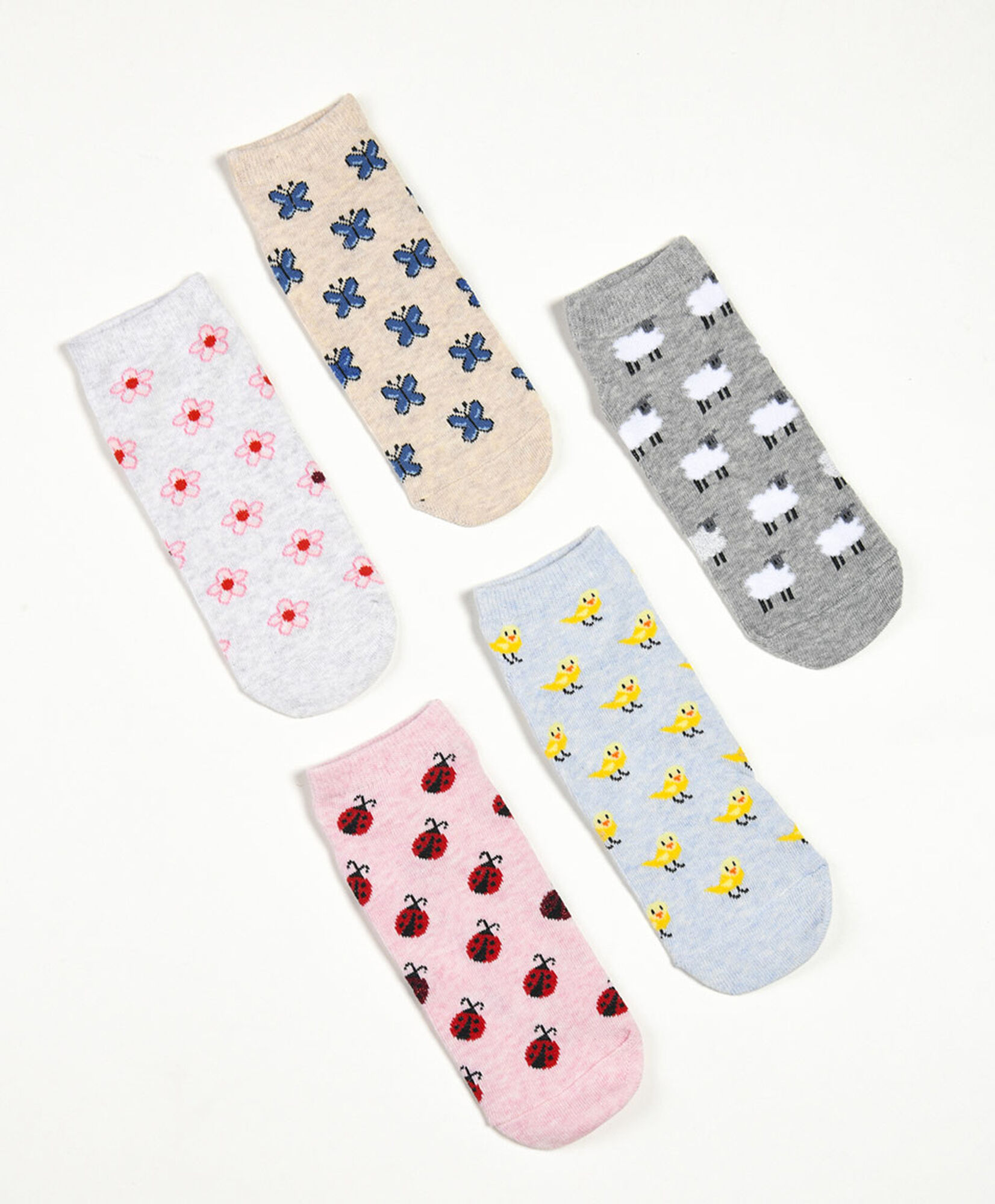 Pack 5 calcetines mujer animales Pack 5 calcetines mujer animales