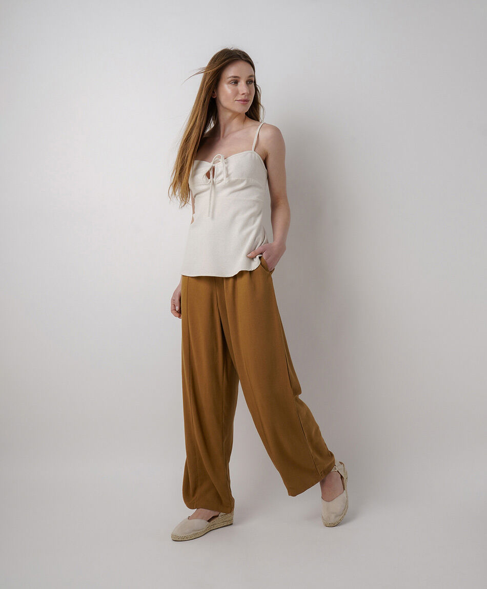 Pantal&oacute;n mujer lino barrell