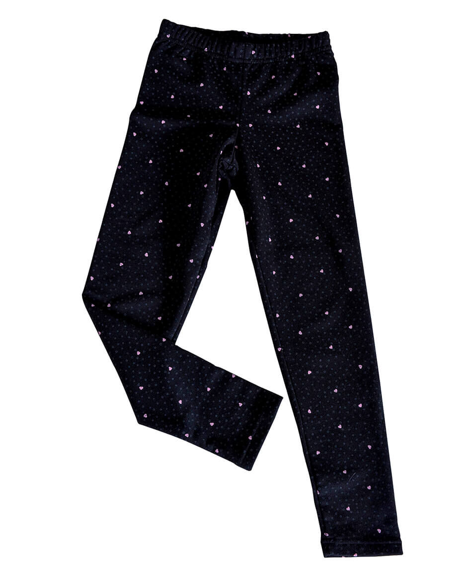 Leggins fleece print