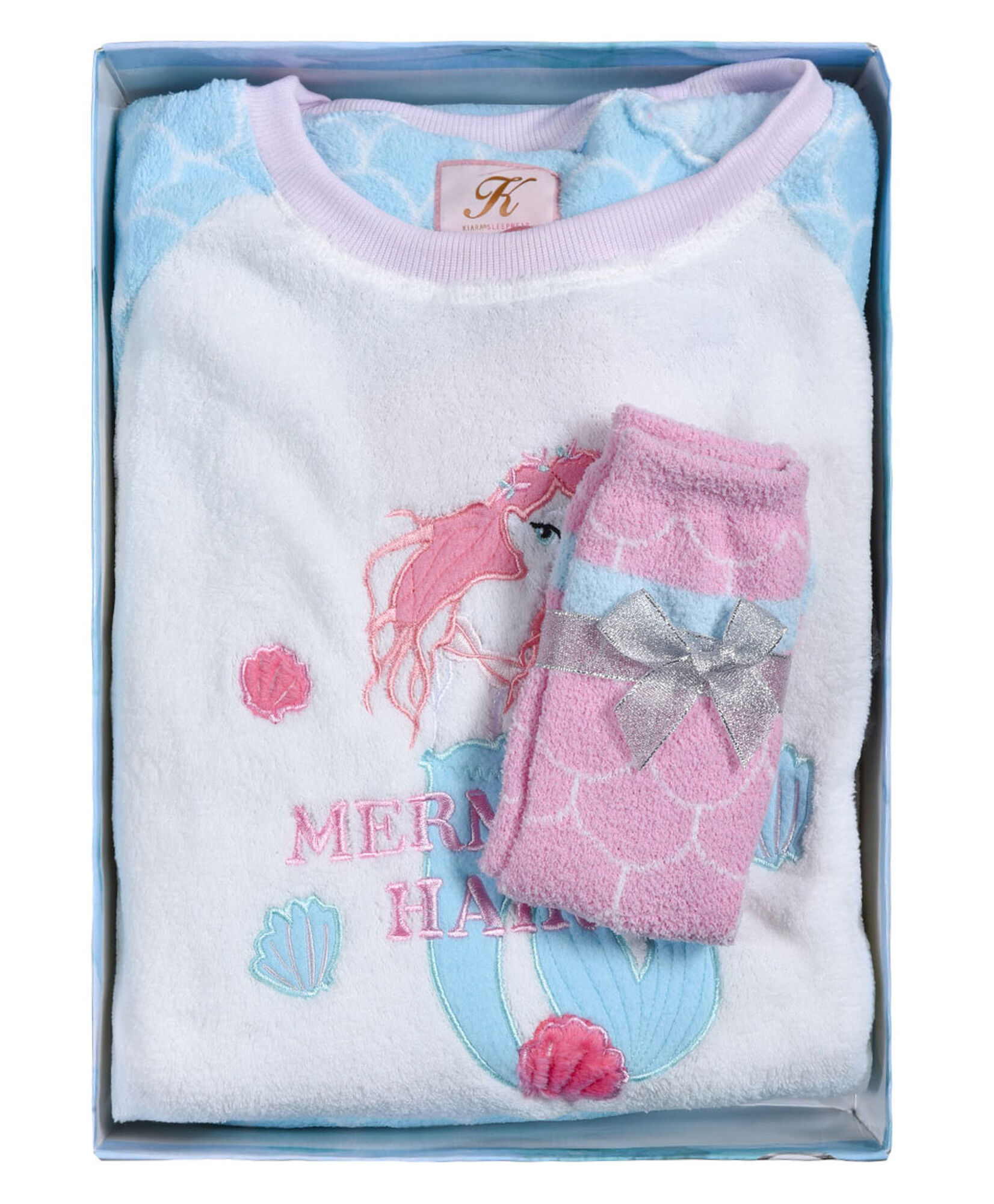 Box pijama y calcetas sirena Box pijama y calcetas sirena