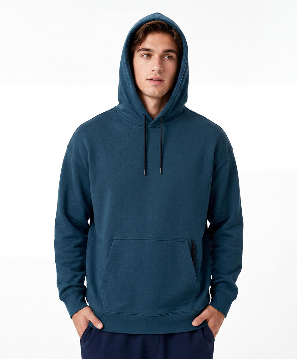 Poler&oacute;n deportivo hombre turquesa