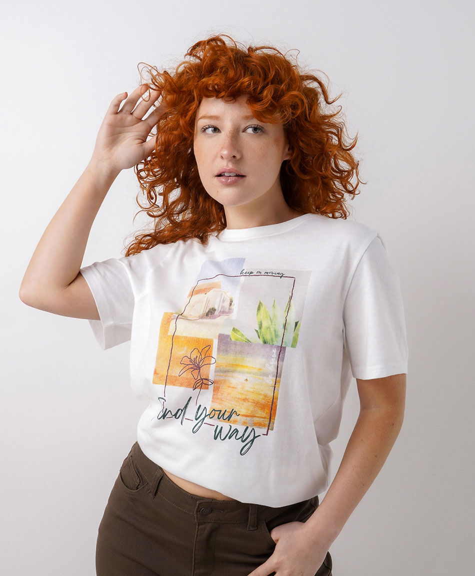 Polera mujer estampados