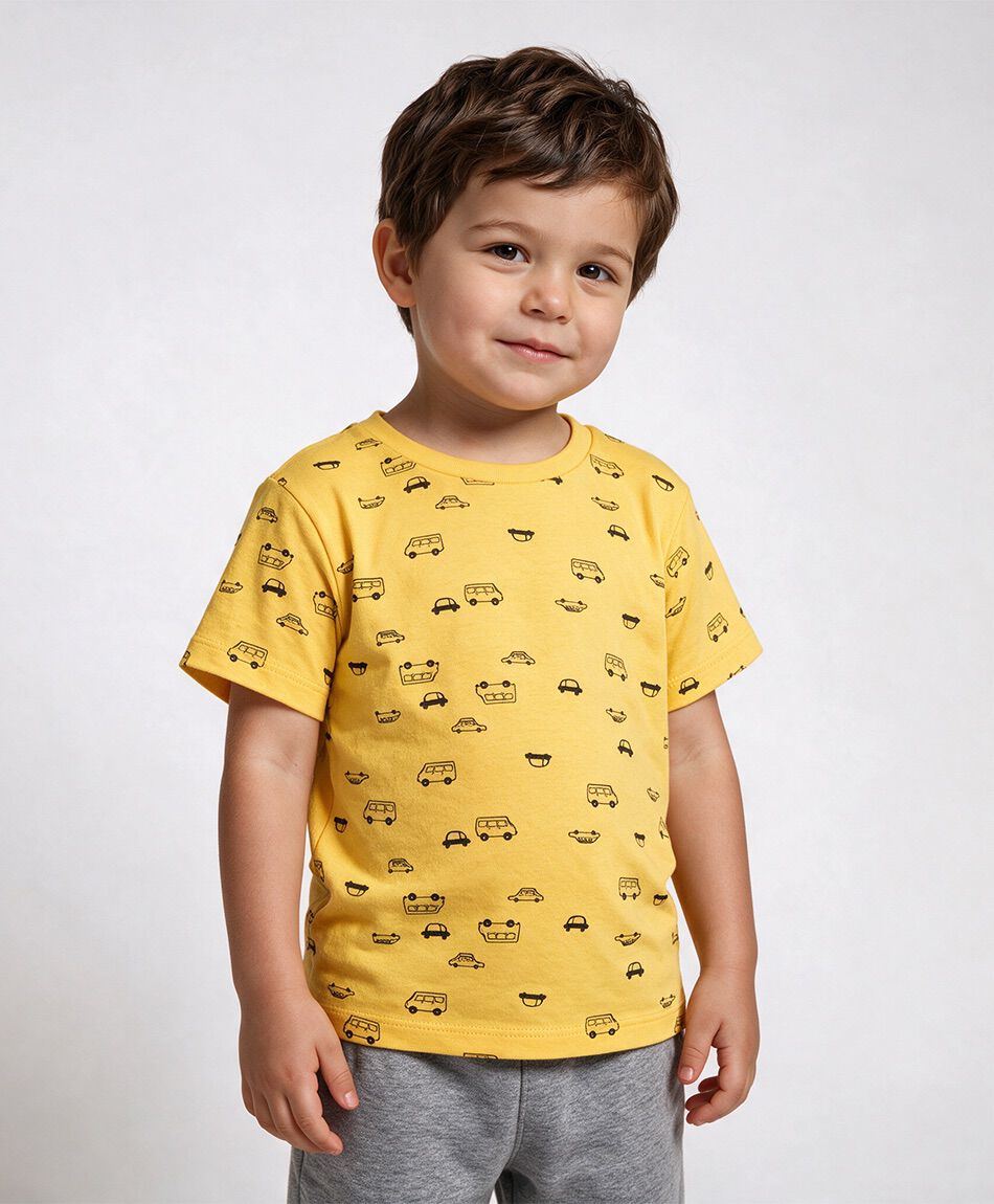 Polera beb&eacute; autitos