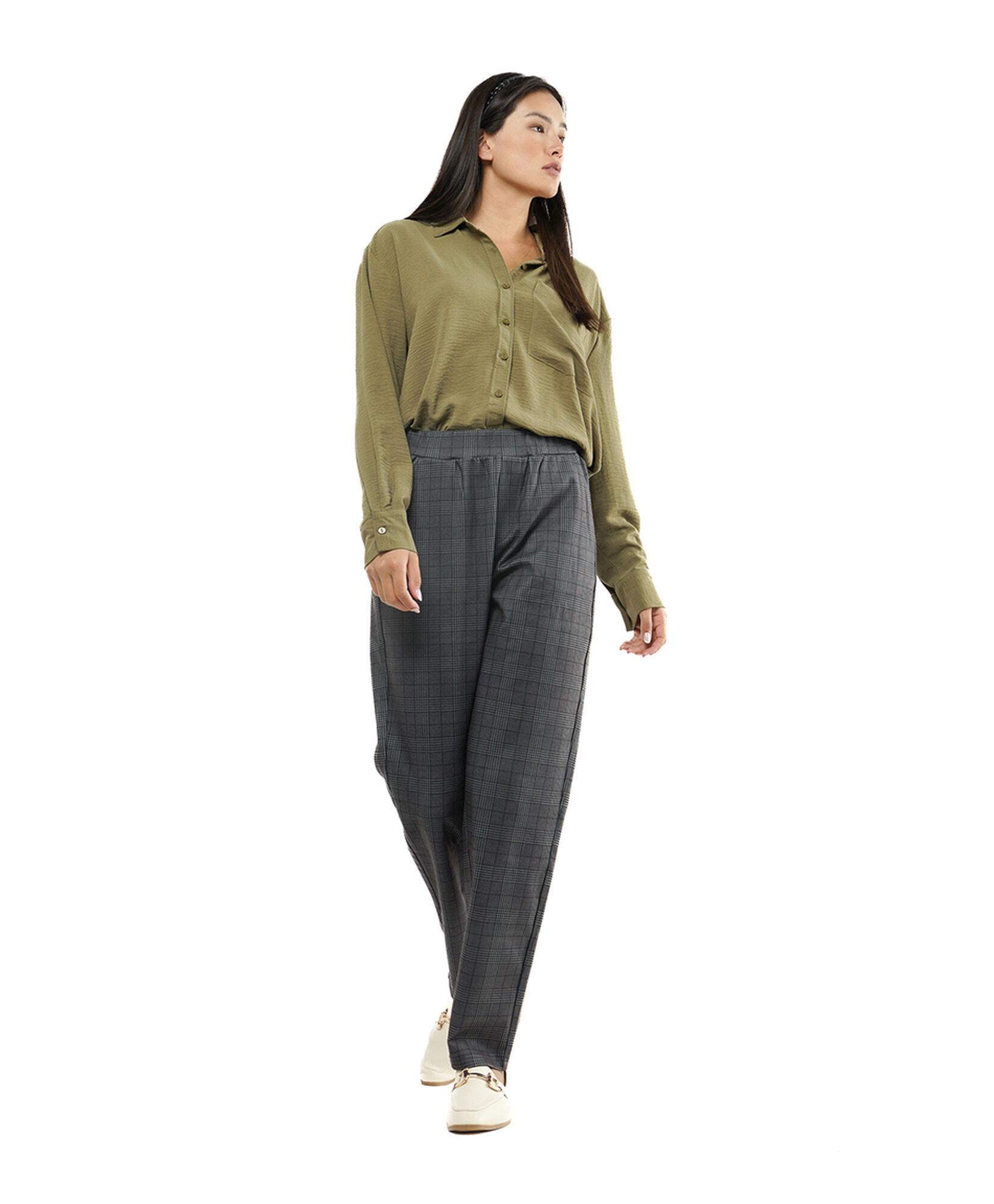 Pantalón mujer cuadrillé Pantalón mujer cuadrillé