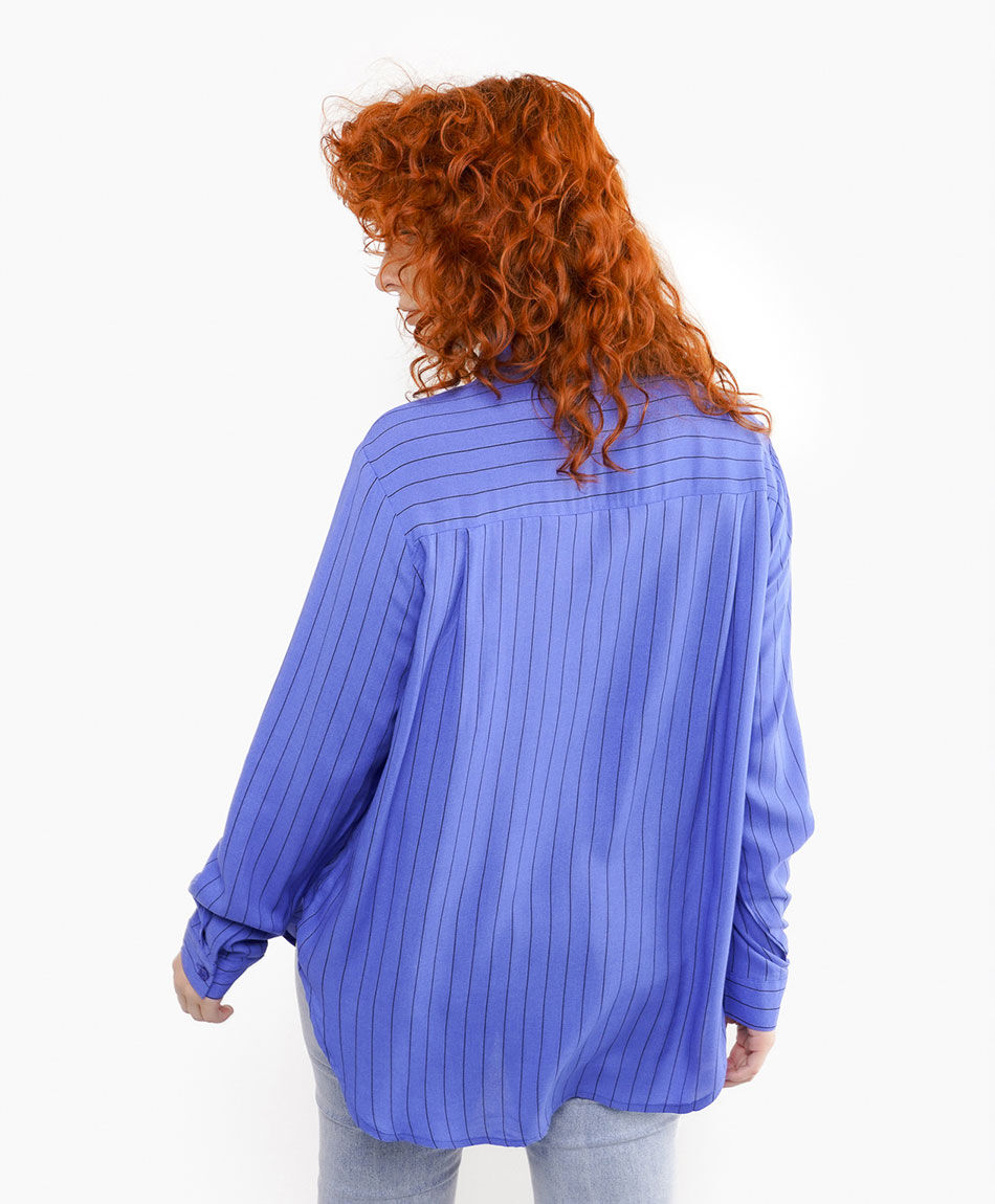 Blusa mujer casual blue