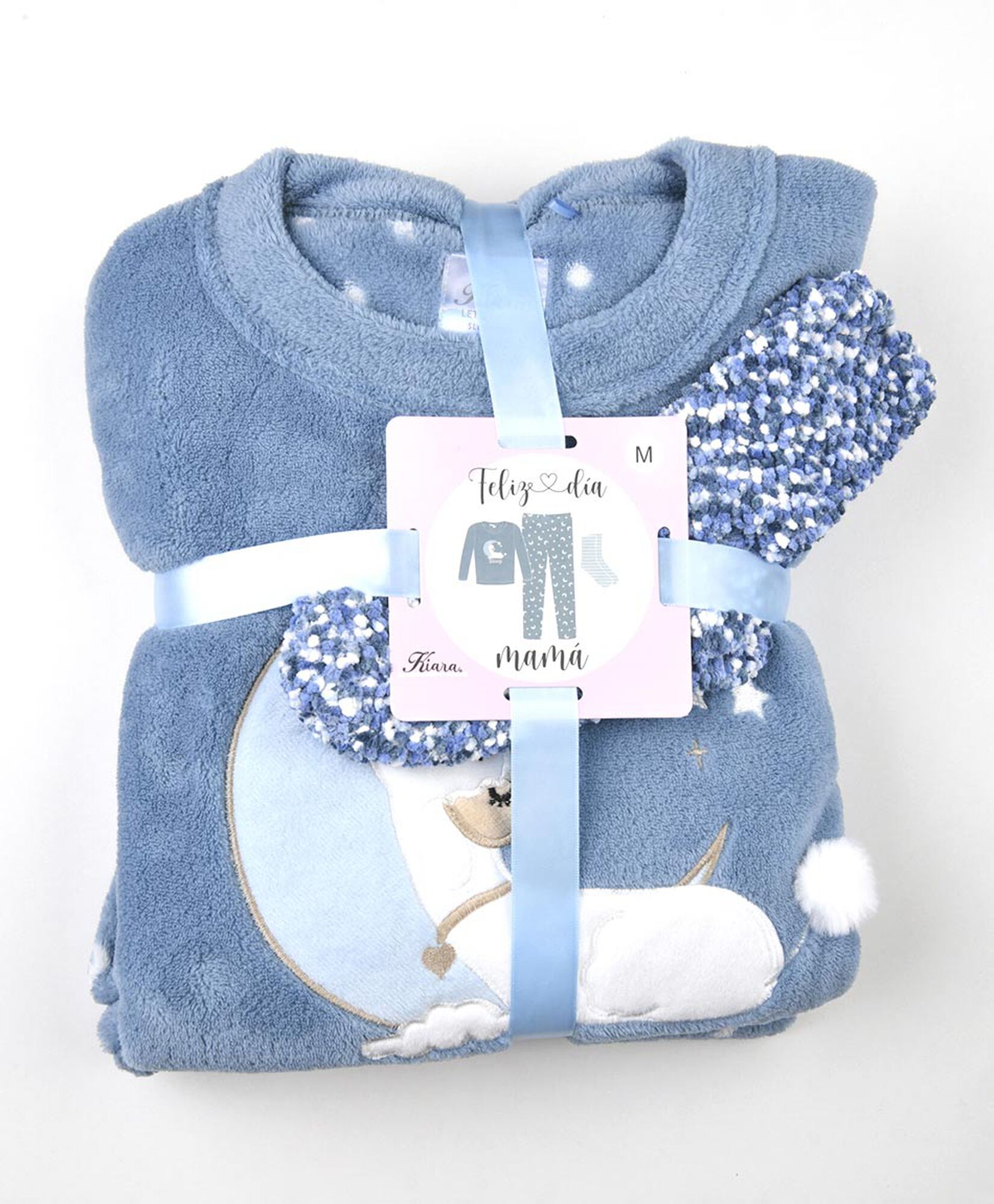 Pijama + calcetines mujer polar luna Pijama + calcetines mujer polar luna