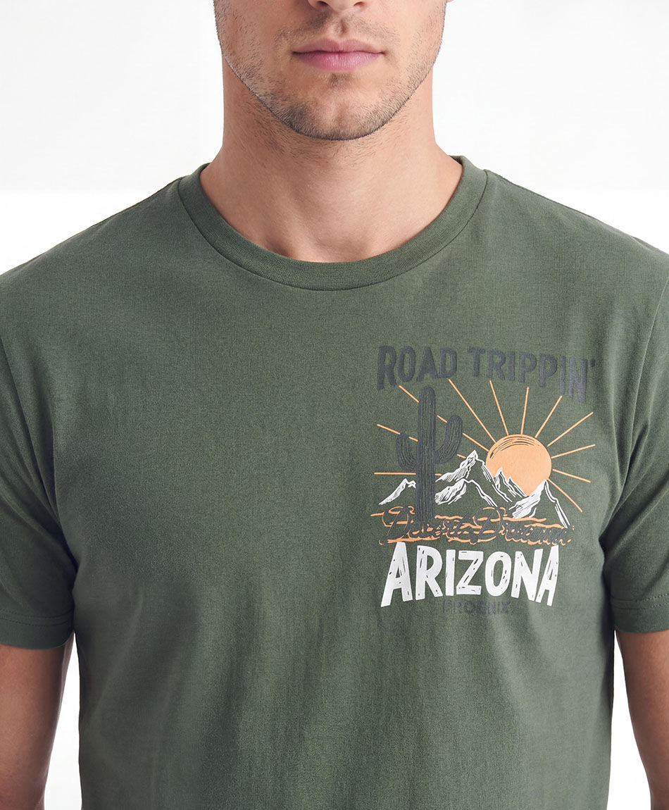 Polera hombre arizona green