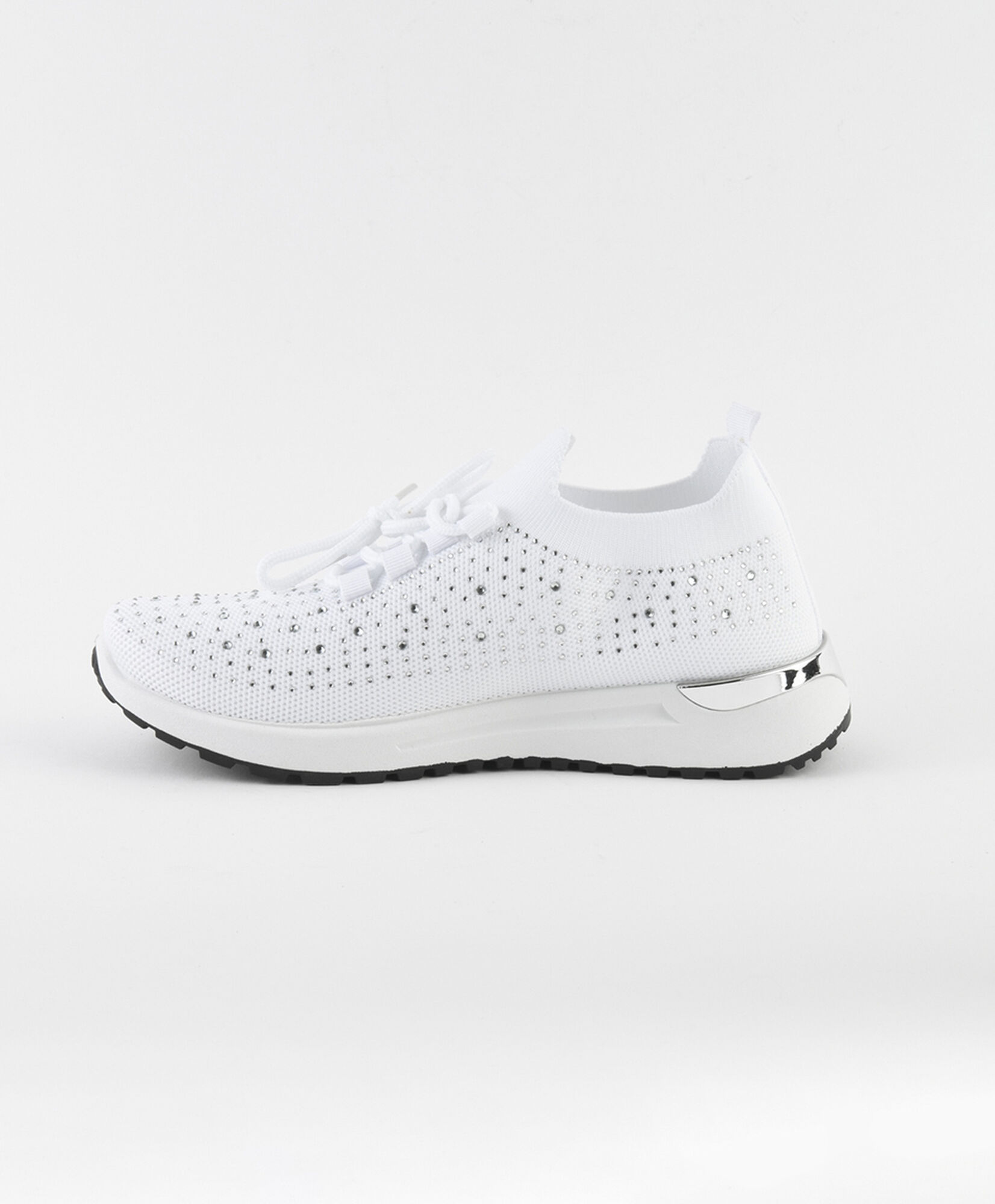 Zapatilla mujer piedritas blanca Zapatilla mujer piedritas blanca