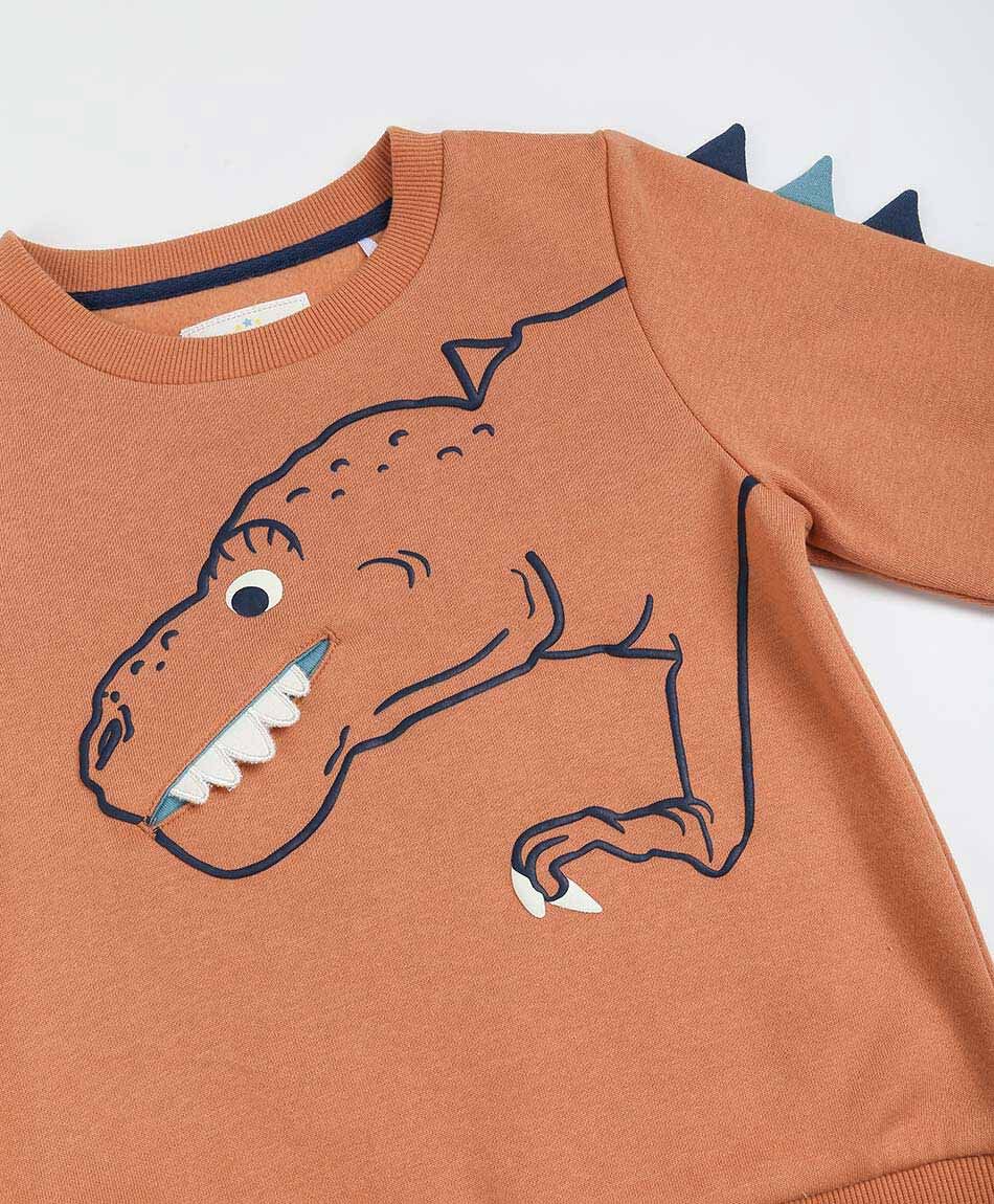 Buzo beb&eacute; dise&ntilde;o dinosaurio 3d