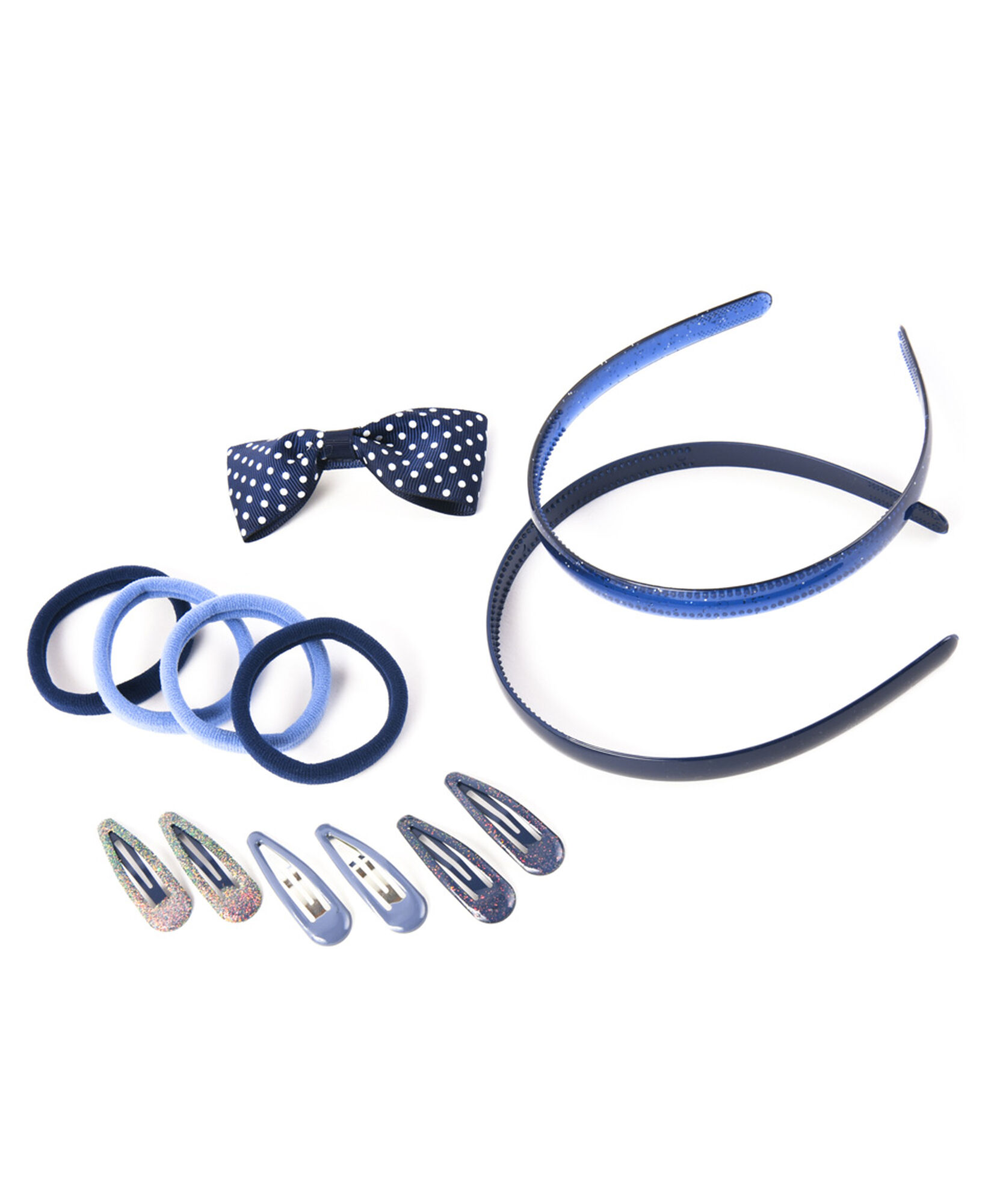 Set accesorios pelo infantil azul Set accesorios pelo infantil azul