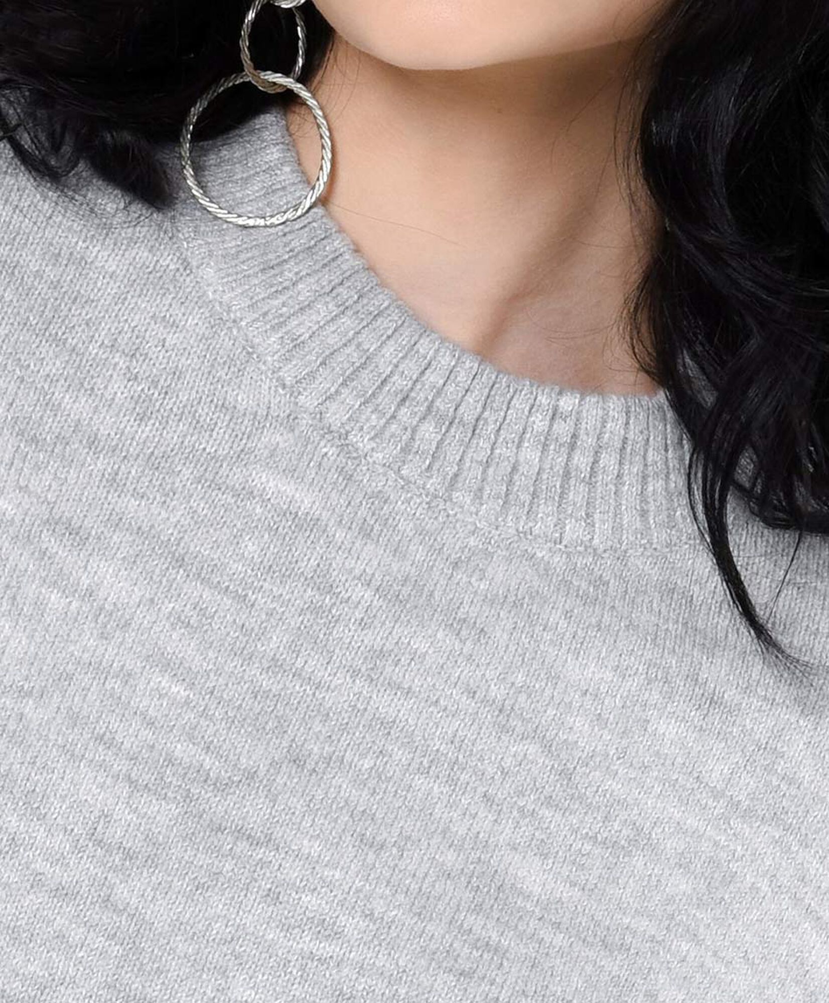 Sweater mujer liso gris Sweater mujer liso gris