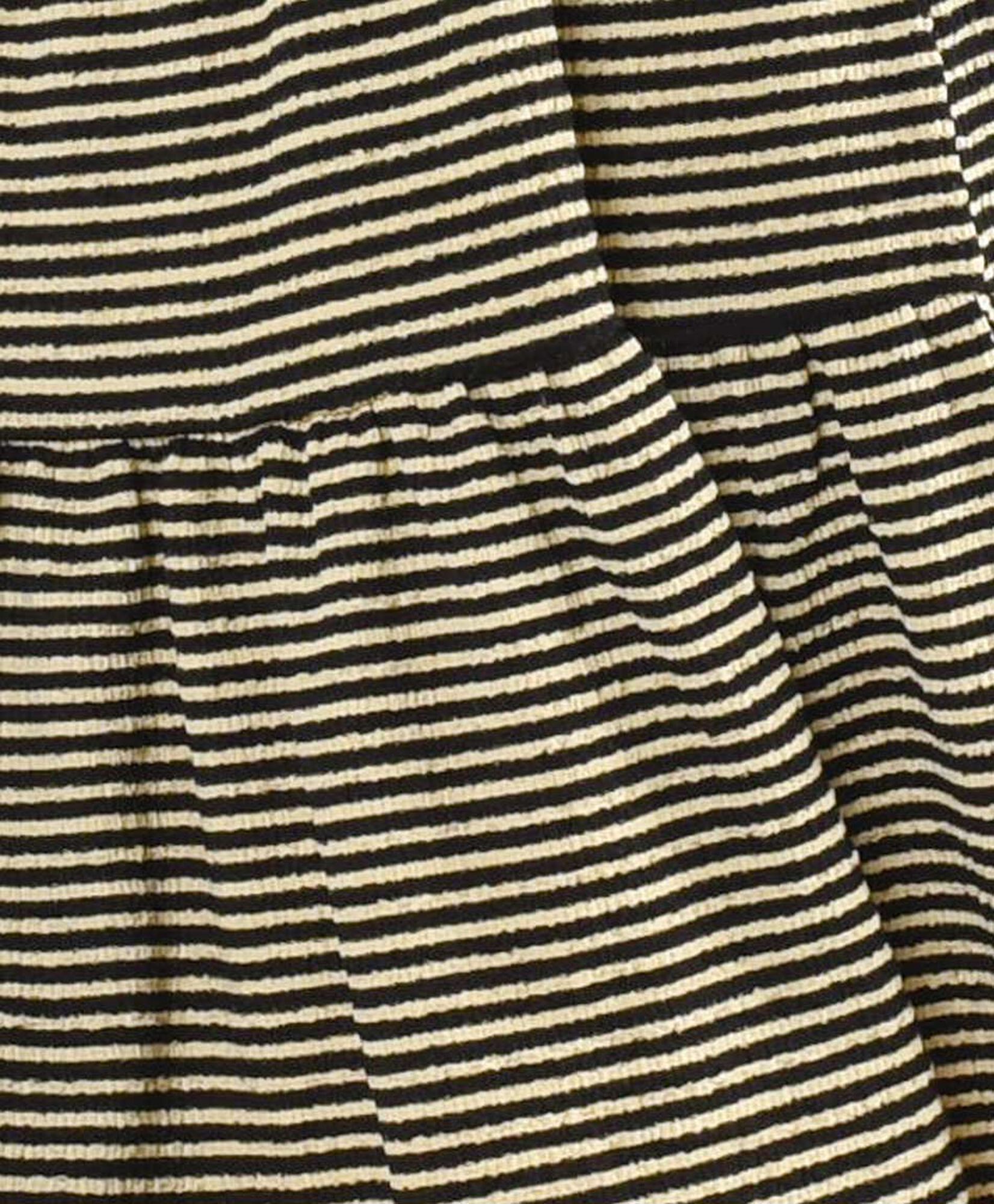 Vestido mujer cruzado líneas vuelos Vestido mujer cruzado líneas vuelos