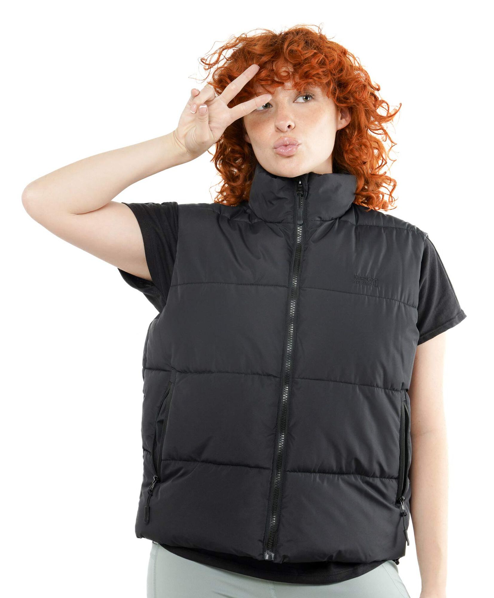 Parka deportiva mujer puffa sin mangas Parka deportiva mujer puffa sin mangas