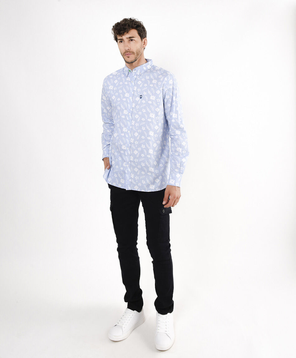 Camisa hombre floreada