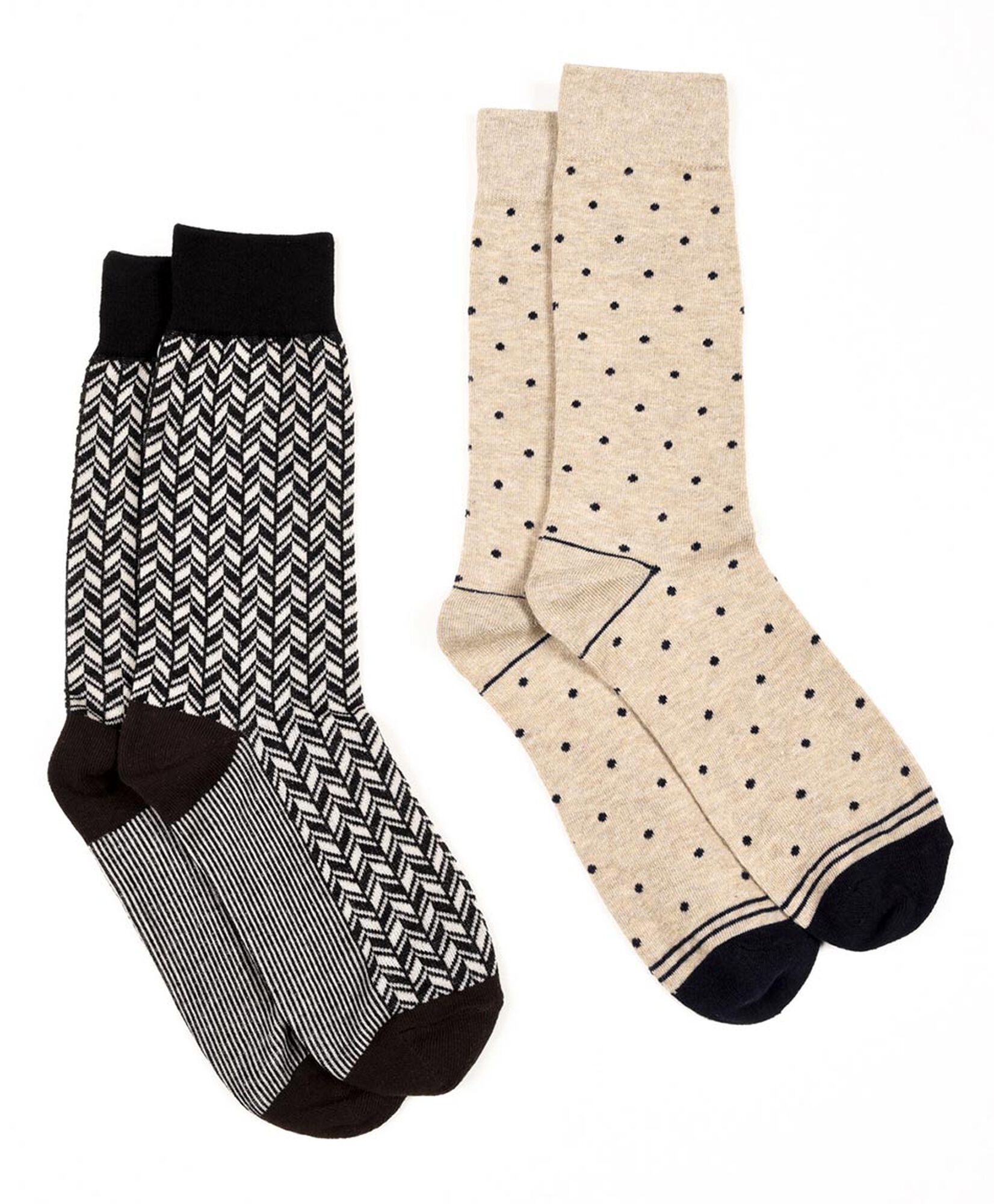 Pack 2 calcetines hombre puntos y diseño Pack 2 calcetines hombre puntos y diseño