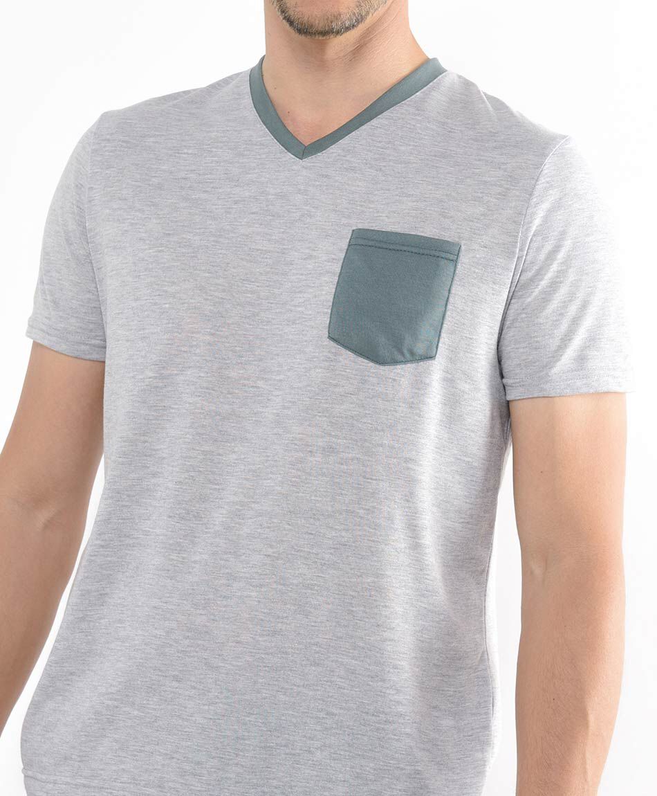 Pijama hombre descanso melange