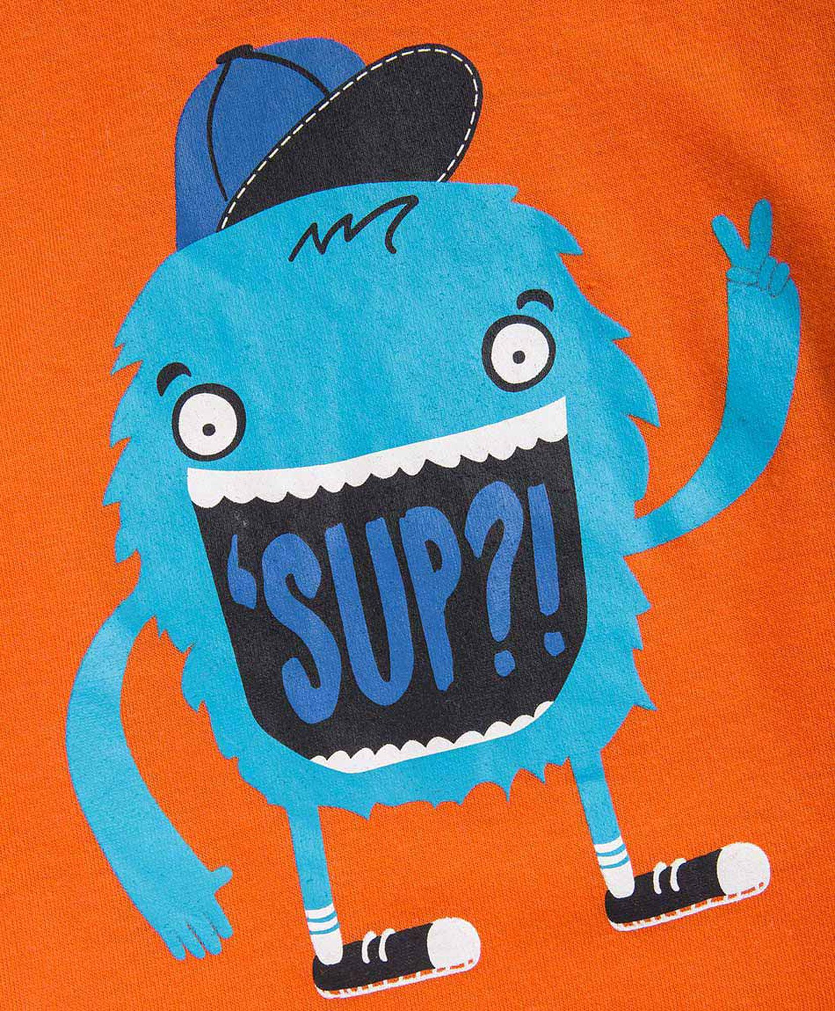 Polera bebé monstruo sup Polera bebé monstruo sup