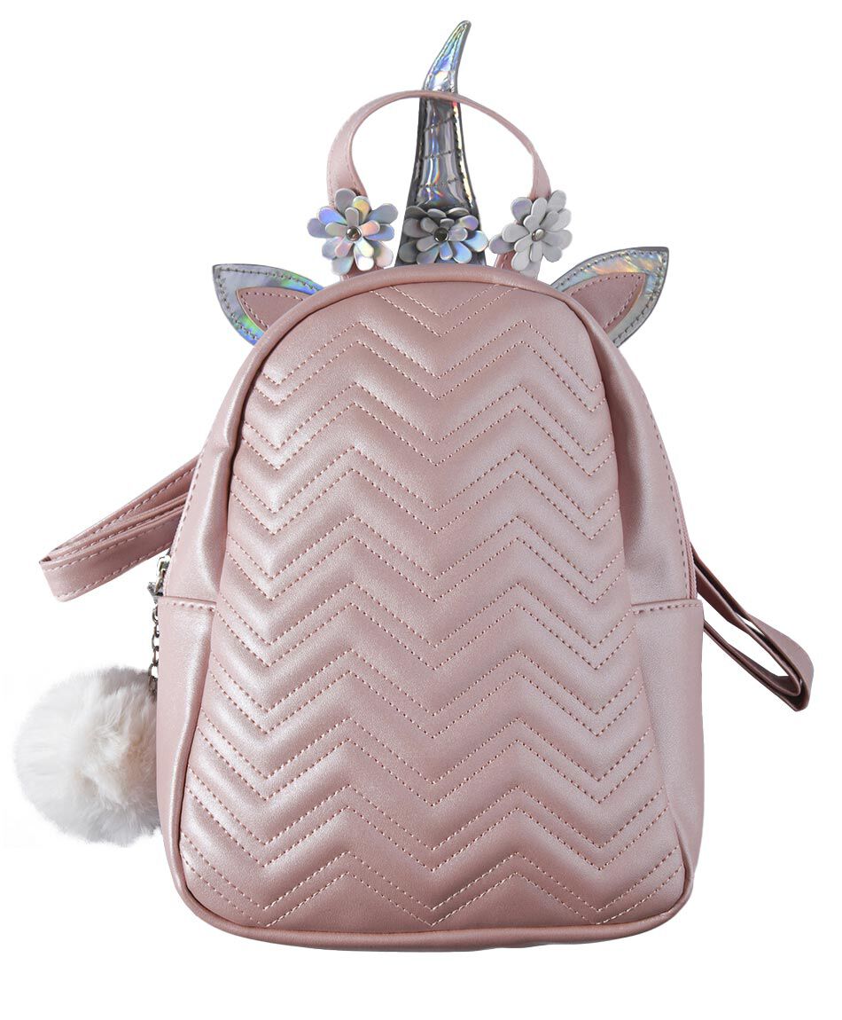 Mochila unicornio pomp&oacute;n