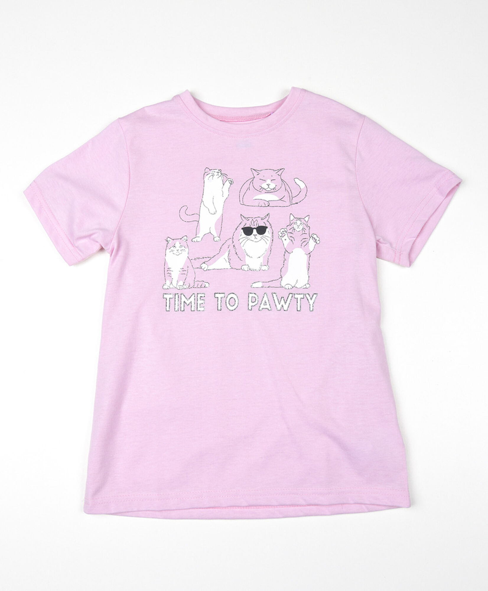 Polera niña gatos Polera niña gatos