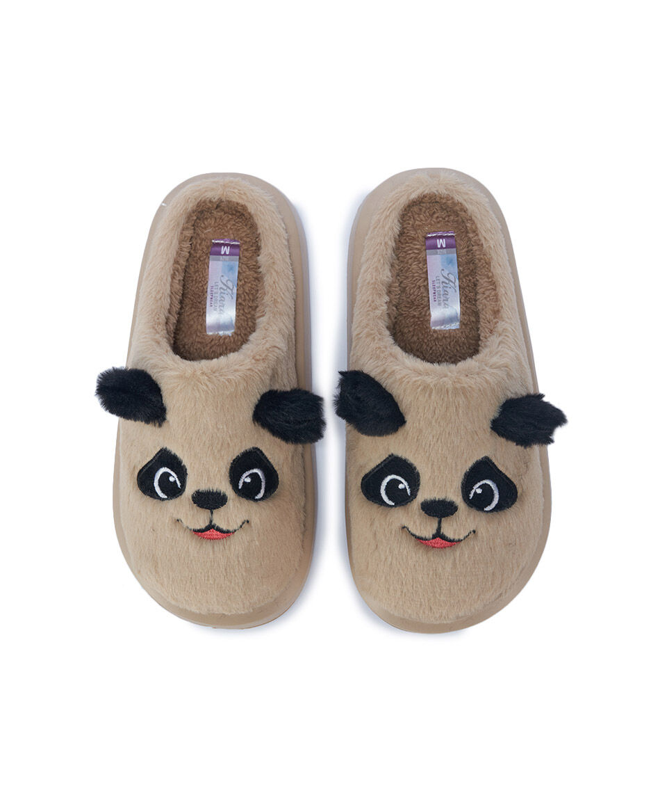 Pantufla mujer dise&ntilde;o perrito