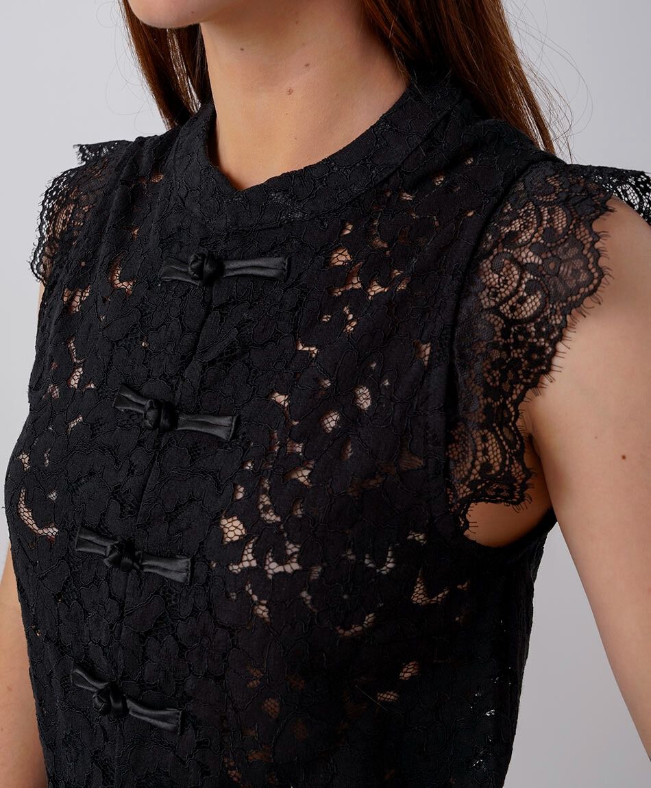 Blusa mujer encajes mao
