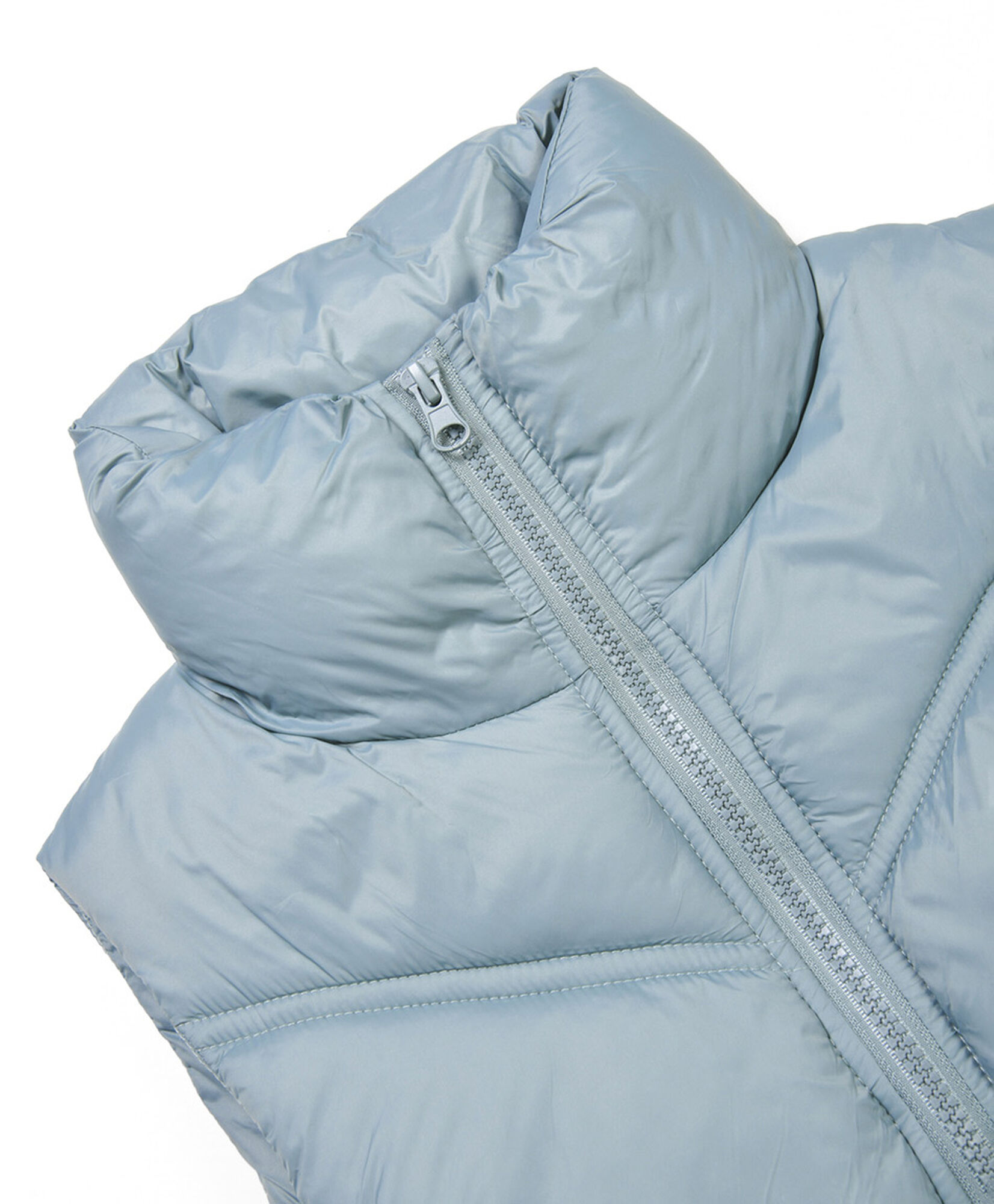 Parka niña acolchada sin mangas Parka niña acolchada sin mangas