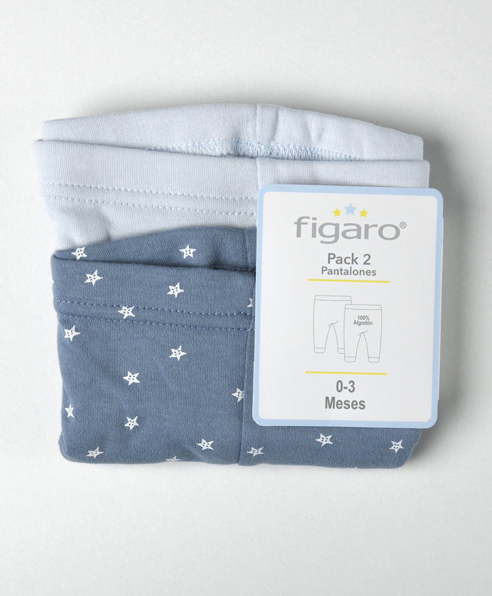 Pack 2 pantalones bebé estrellas Pack 2 pantalones bebé estrellas