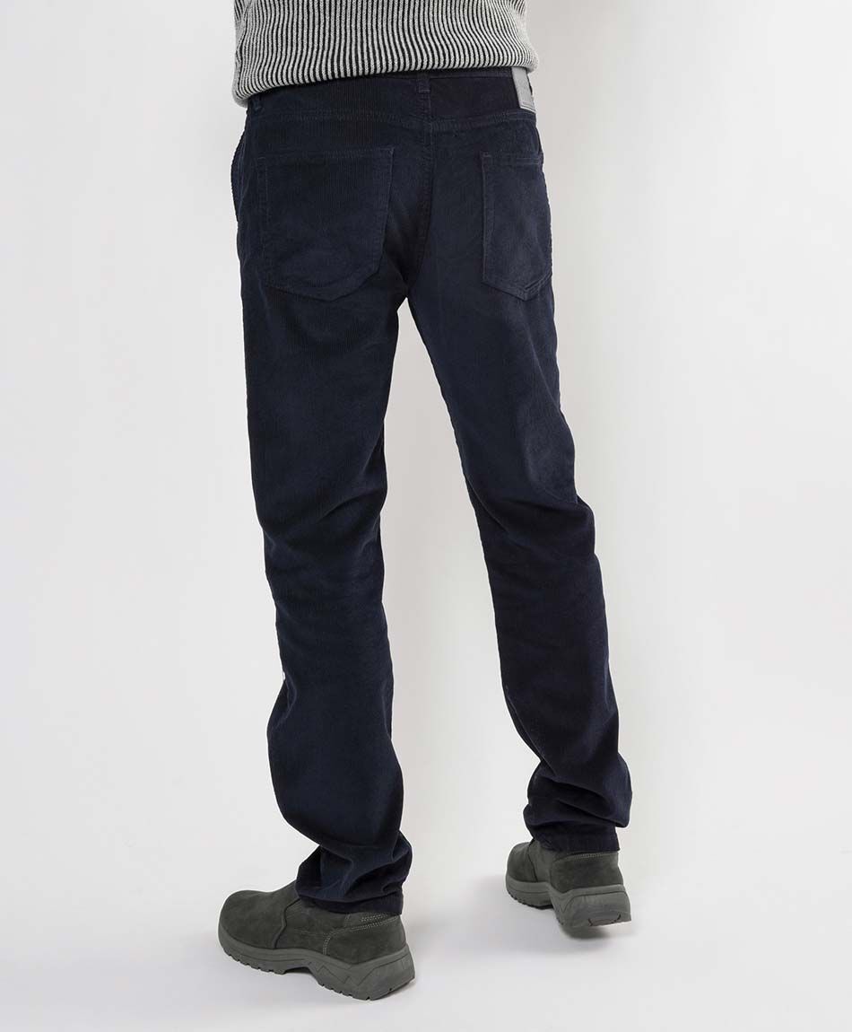 Pantal&oacute;n hombre corderoy azul