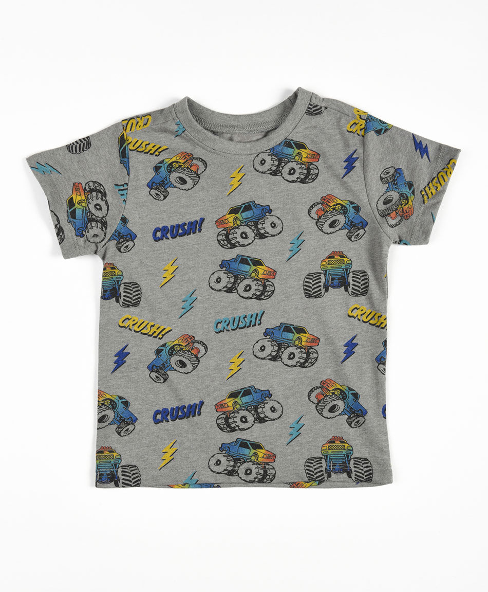 Polera bebé camiones