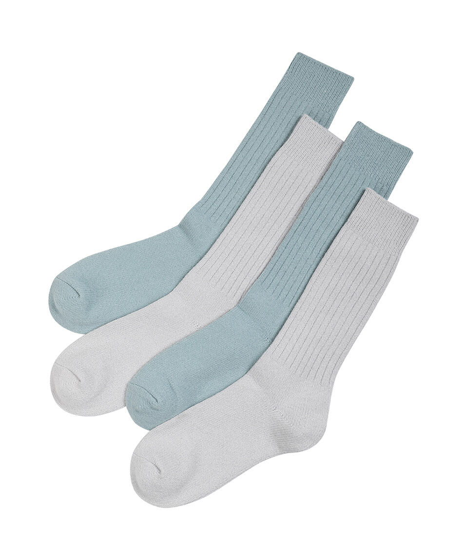 Pack 2 calcetines mujer lisos