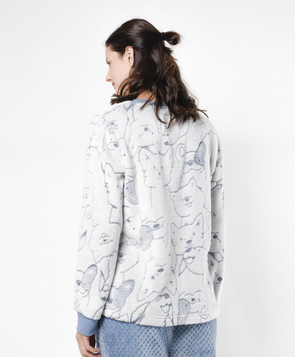 Pijama mujer polar perritos