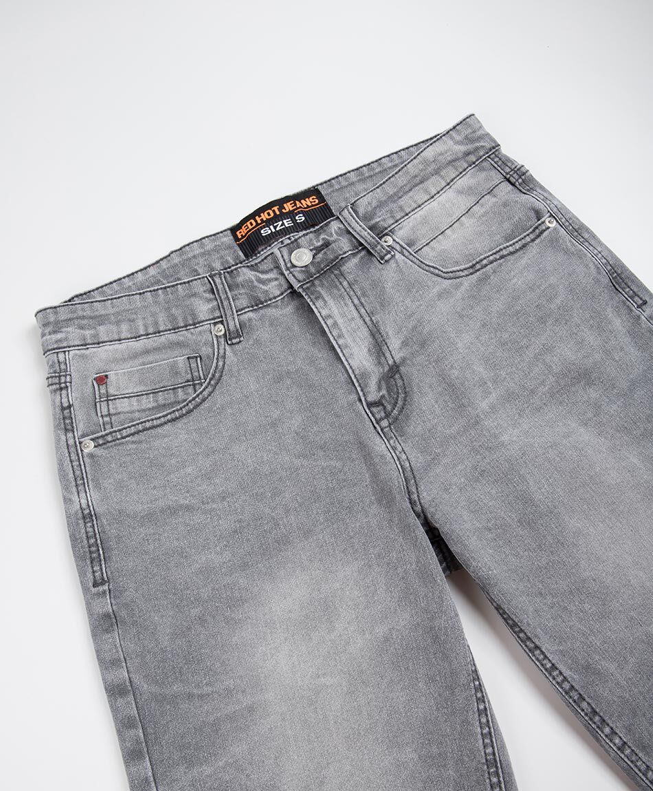 Bermuda hombre denim gris