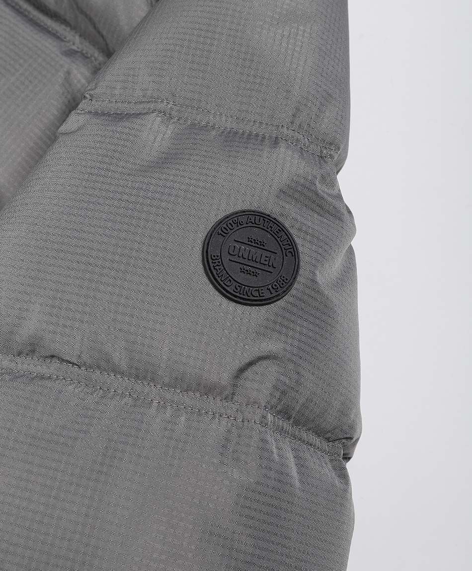 Parka hombre acolchada gris