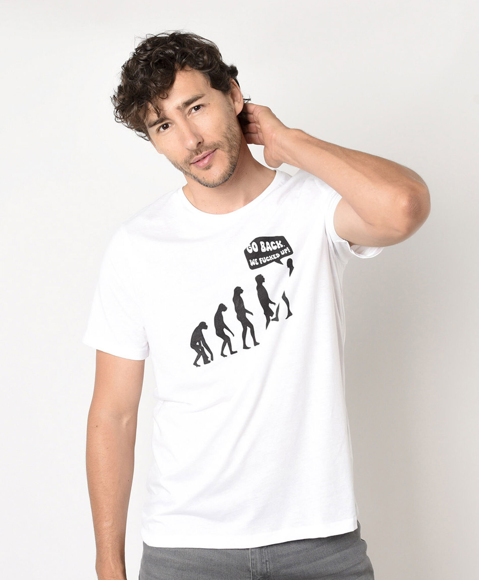 Polera hombre evolución Polera hombre evolución
