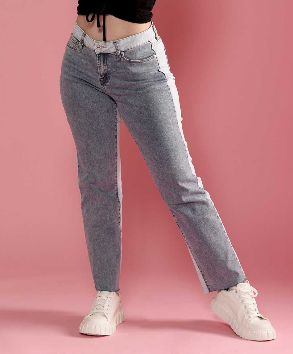 Jeans bicolor