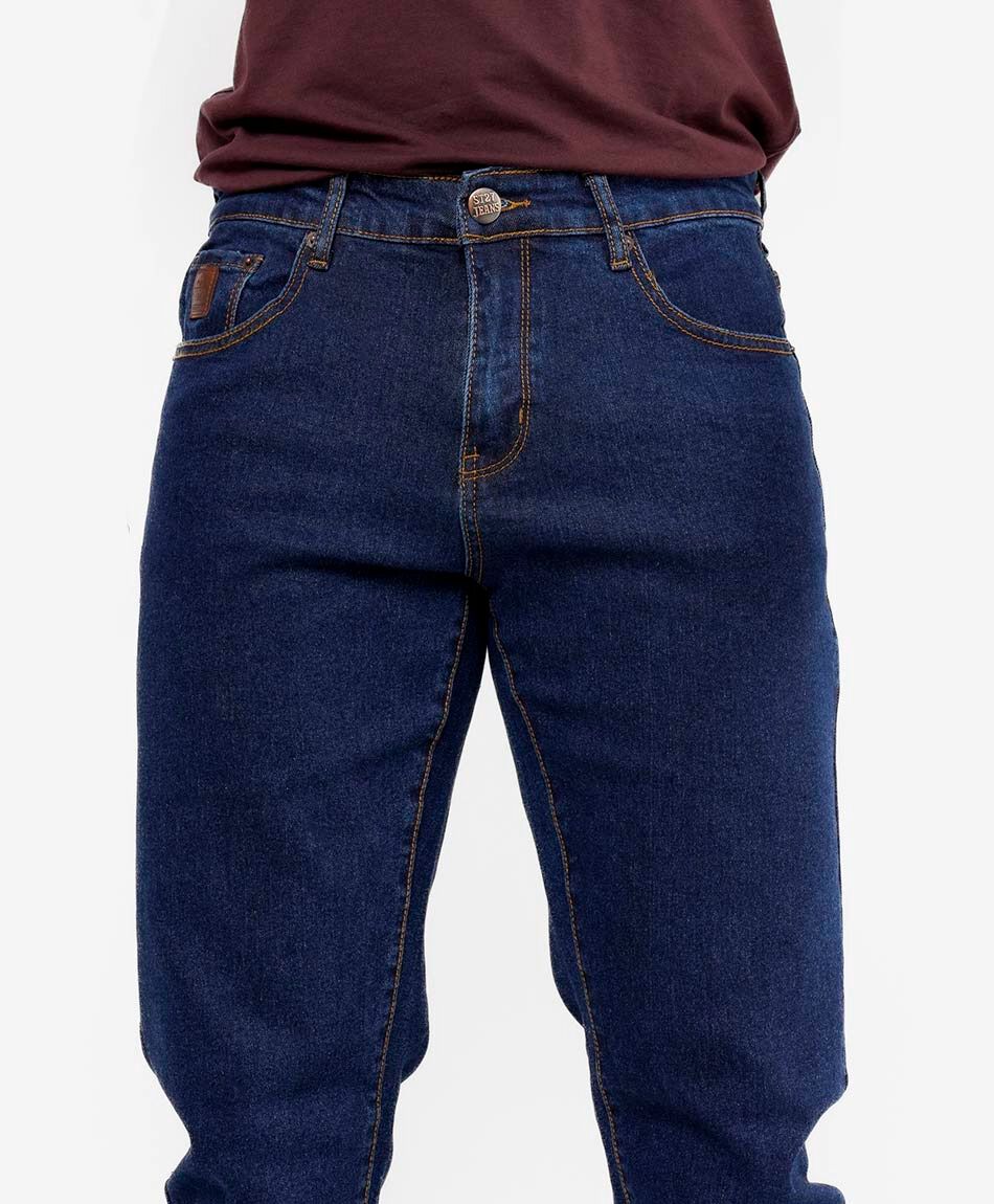 Jeans hombre desgastado slim fit